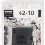 122686 FAB Defense FX4210B Mag Extension 380 ACP 4rd Compatible w/Glock 42 Black Polymer