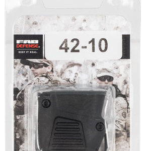 FAB Defense FX4210B Mag Extension  380 ACP 4rd Compatible w/Glock 42 Black Polymer