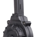 122813 ProMag DRMA19 Standard 50rd Drum 40 S&W Compatible w/ Glock 22/23 Black DuPont Zytel Polymer