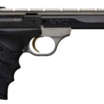 123128 Browning 051564490 Buck Mark Contour 22 LR 10+1 5.50" Contoured Barrel, Matte Black Optic Ready/Serrated Steel Slide, Gray Anodized Aluminum Frame, Black Ultragrip RX Grips