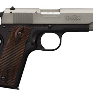 Browning 1911-22 A1 .22 LR pistol with gray slide, walnut grips and 4.25 in barrel