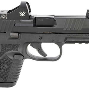 FN 66100803 509CT w/Optic 9mm Luger 10+1 4.32" Black Steel Threaded Barrel, Black PVD Optic Cut/Serrated Steel Slide & Polymer Frame w/Picatinny Rail, Vortex Viper Red Dot, Ambidextrous