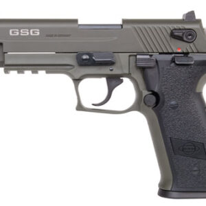 GSG FireFly .22 LR pistol OD Green with 4-inch steel barrel and 10-round magazine