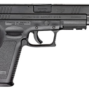 Springfield Armory XD .45 ACP 5-inch black pistol with two 10-round magazines