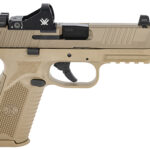 125565 FN 66100845 509 Tactical 9mm Luger 17+1/24+1 4.50" Threaded Barrel, Flat Dark Earth Polymer Frame w/Mounting Rail, Optic Cut FDE Stainless Steel Slide, No Manual Safety, Includes Viper Red Dot