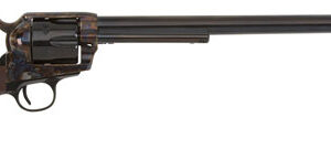 Pietta HF45CHS12NM 1873 Great Western II Buntline 45 Colt (LC) 6rd 12" Blued Steel Barrel & Cylinder, Deep Color Case Hardened Steel Frame, Walnut Grip
