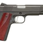 126306 Fusion Firearms 1911REACTION45 1911 Freedom Reaction 45 ACP 5" 8+1, Black, Beavertail Frame, Serrated Slide, Red Cocobolo Grip, 70 Series Design