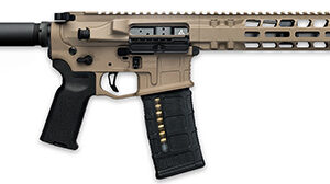 Radian Weapons R0504 Model 1 Pistol 300 Blackout 30+1 9", FDE Billet Rec/M-Lok Handguard, Smooth Buffer Tube (No Brace), Magpul Grip, Ambi Controls, Dead Air QD Flash Hider, Adj. Trigger
