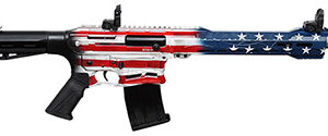 Citadel CBOSS2512USA Boss-25  12 Gauge 3" 18.75" 5+1 American Flag Cerakote Rec/Barrel Black Fixed Adjustable Comb Stock Right Hand