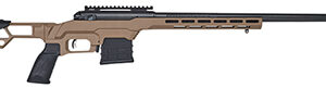 Savage 110 Precision 6.5 Creedmoor 24 inch left-hand rifle with MDT LSS XL chassis FDE