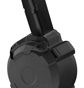 Magpul MAG1137-BLK PMAG D-50 GL9-PCC 50rd Drum 9mm Luger Black Polymer Glock Style Fits Post PCC (NOT B&T GHM9 & KelTec Sub 2000)