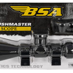 128508 BSA 45039X40AOWRTB Sweet 450 Bushmaster Matte Black 3-9x40mm AO 1" Tube 30/30 Reticle Features Weaver Rings