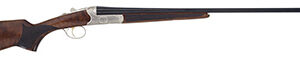 TriStar 38141 Bristol SxS 410 Gauge 28" 2rd 3" Silver Engraved with 24K Gold Inlay Rec Oiled Turkish Walnut Stock Right Hand (Full Size) Includes 5 MobilChoke