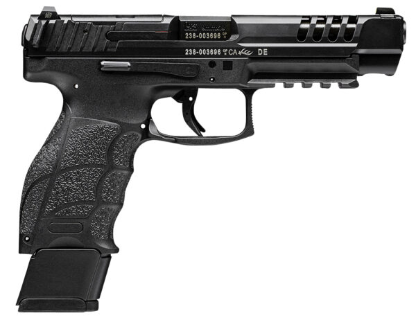 130820 HK 81000592 VP9L Optic Ready 9mm Luger 5" 20+1 (3) Black Black Steel Slide Black Interchangeable Backstrap Grip Night Sights