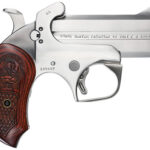 13124 Bond Arms BASS Snakeslayer Original 45 Colt (LC)/410 Gauge 20rd 3.50" Barrel, Stainless Metal Finish, Blade Front/Fixed Rear Sights, Rosewood Grip, Removeable Trigger Guard, Manual Safety