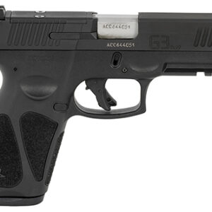 Taurus 1G3P941 G3  9mm Luger 17+1 4" Matte Stainless Steel Barrel, Polymer Frame With Picatinny Acc. Rail, T.O.R.O Optic Cut Tenifer Matte Black Steel Slide, Re-Strike Capability, Manual Safety