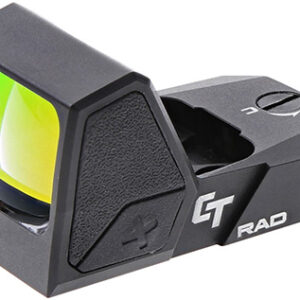 Crimson Trace 0101890 RAD  Matte Black 24 x 15.5mm 5 MOA Green Dot Reticle