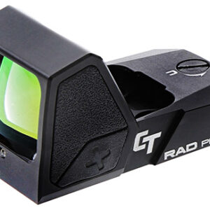 Crimson Trace 0101940 RAD Pro Matte Black 1x 24mm x 15.5mm 3 MOA Red Dot Reticle 3 MOA Dot Full Sized Handguns Features CT Radiant Ambient Light Sensor