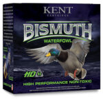 131741 1 Kent Cartridge B123W405 Bismuth Waterfowl 12 Gauge 3" 1 3/8 oz Bismuth 5 Shot 25 Per Box/ 10 Case