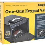 132148 SnapSafe 75433 SnapSafe Keypad Vault Keypad/Key Entry Black Holds 1 Handgun Steel