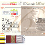 132275 Brenneke SL162BR Brenneke 16 16 Gauge 2.50" 1 oz Slug Shot 5 Per Box/ 50 Case