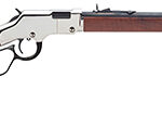 132294 Henry H004SL Golden Boy Silver Large Loop 22 Short, 22 Long or 22 LR Caliber with 16 LR/21 Short Capacity, 20" Blued Barrel, Nickel-Plated Metal Finish & American Walnut Stock Right Hand (Full Size)