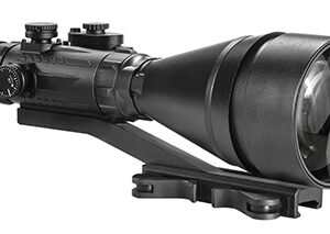 AGM Global Vision 15WP6622453011 Wolverine Pro-6 NL1 Night Vision Riflescope Matte Black 6x 100mm Gen 2+ Level 1 Illuminated Red Chevron w/Ballistic Drop Reticle (Adjustable Projected Reticle)