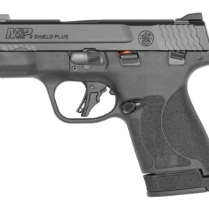 Smith & Wesson M&P Shield Plus 9mm pistol, 3.1 inch barrel, matte black polymer frame