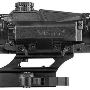NcStar VDBSOLC VISM SPD Solar Combat Red Dot Reflex Optic  Black Anodized 1x24.5mm 4 MOA Red Dot Reticle