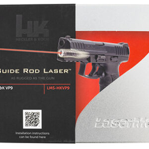 LaserMax LMSHKVP9 Red H&K Guide Rod Laser  VP9 Black