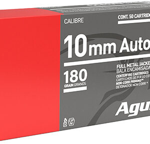 Aguila 1E102110 Target & Range Handgun 10mm Auto 180 gr Full Metal Jacket 50 Per Box/ 20 Case
