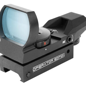 Aim Sports RT40E1 Reflex Operator Edition Black Anodized 1x24 x34mm Red/Green Multi Reticle