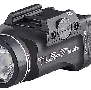 Streamlight 69400 TLR-7 Sub Gun Light  Black Anodized 500 Lumens  White LED Glock 43X MOS/48 MOS/43X/48