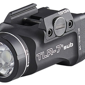 Streamlight 69402 TLR-7 Sub Gun Light  Black Anodized 500 Lumens  White LED Smith & Wesson M&P M2.0 Subcompact
