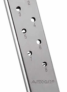 Mec-Gar MGBT3808N Standard  8rd Detachable w/Finger Rest 380 ACP Fits Bersa Thunder Nickel Carbon Steel