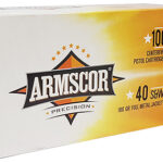 134136 Armscor 50316 Precision Value Pack 40 S&W 180 gr Full Metal Jacket 100 Per Box/ 12 Case