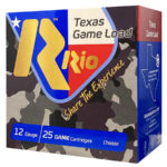 134240 1 Rio Ammunition TGHV366 Texas Game Load High Velocity 12 Gauge 2.75" 1 1/4 oz 6 Shot 25 Per Box/ 10 Case