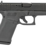 134254 Glock UX4350201 G43X Sub-Compact 9mm Luger 10+1 3.41" Black GMB Barrel, Black nDLC Serrated Steel Slide, Black Polymer Frame w/Beavertail, Ambidextrous, USA Made