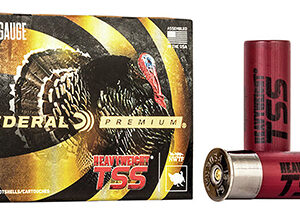 Federal PTSSX193F7 Premium Turkey Heavyweight TSS 12 Gauge 3" 1 3/4 oz Tungsten 7 Shot 5 Per Box/ 50 Case