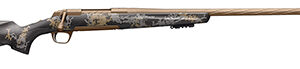 Browning 035539299 X-Bolt Mountain Pro Long Range 6.8 Western 3+1 26" MB Fluted Burnt Bronze Cerakote Accent Graphic Black Carbon Fiber Stock Right Hand (Full Size)
