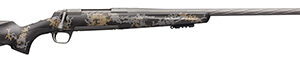 Browning 035541282 X-Bolt Mountain Pro Long Range 6.5 Creedmoor 4+1 26" MB Fluted Tungsten Gray Cerakote Accent Graphic Black Carbon Fiber Stock Right Hand (Full Size)