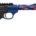 135147 Browning 051572490 Buck Mark Plus SR 22 LR 5.87" Vision MB 10+1 Blue Anodized Matte Black Aluminum Slide Black Ultragrip FX Grip (Americana Themed)