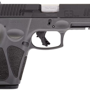 Taurus G3 9mm pistol gray polymer frame black serrated slide 4 inch barrel two magazines