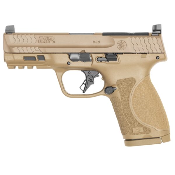 135723a5f SMITH AND WESSON M&P9 M2.0 CP 9MM FDE 4" OR NTS