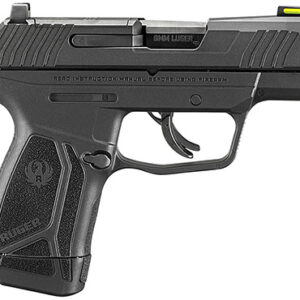 Ruger 3503 Max-9 Optic Ready 9mm Luger 3.20" Barrel 10+1 Or 12+1, High Performance Glass-Filled Nylon Grip Frame, Optic Cut Through-Hardened Steel Slide, Polymer Grip & No Manual Safety