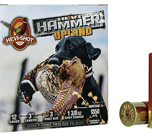 HEVI-Shot HS29113 HEVI-Hammer Upland 12 Gauge 3" 1 3/8 oz Steel/ Bismuth 3 Shot 25 Per Box/ 10 Case