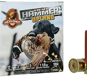 HEVI-Shot HS29125 HEVI-Hammer Upland 12 Gauge 3" 1 1/8 oz Steel/ Bismuth 5 Shot 25 Per Box/ 10 Case