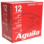 137040 Aguila 1CHB1348 Target Load Competition 12 Gauge 2.75" 1 1/8 oz 8 Shot 25 Per Box/ 10 Case