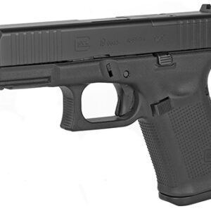Glock G19 Gen5 MOS 9mm compact handgun black nDLC finish with interchangeable backstraps