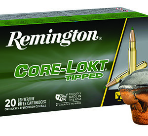 Remington Ammunition 29044 Core-Lokt Tipped 308 Win 165 gr Core Lokt Tipped 20 Per Box/ 10 Case